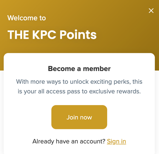 Join Our Membership for Cashback(Points)