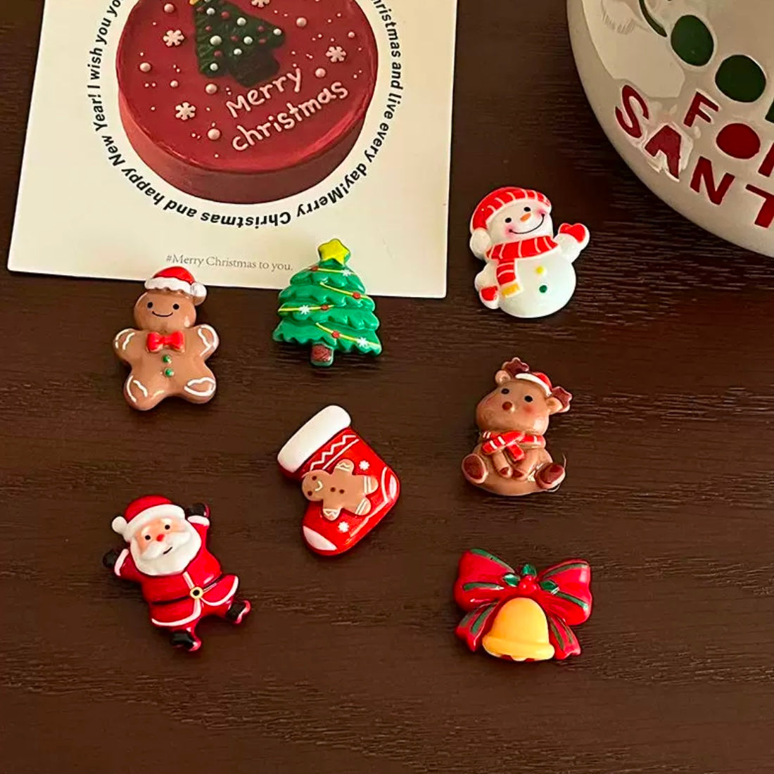 Christmas Decor - Fridge Magnets