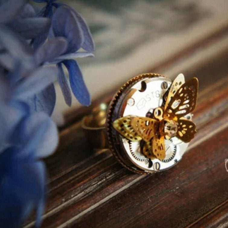 Antique Mechanical Watch Ring