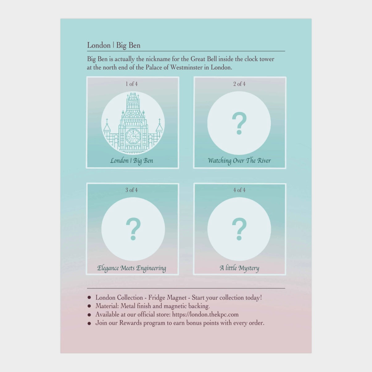 London | Big Ben - Magnets