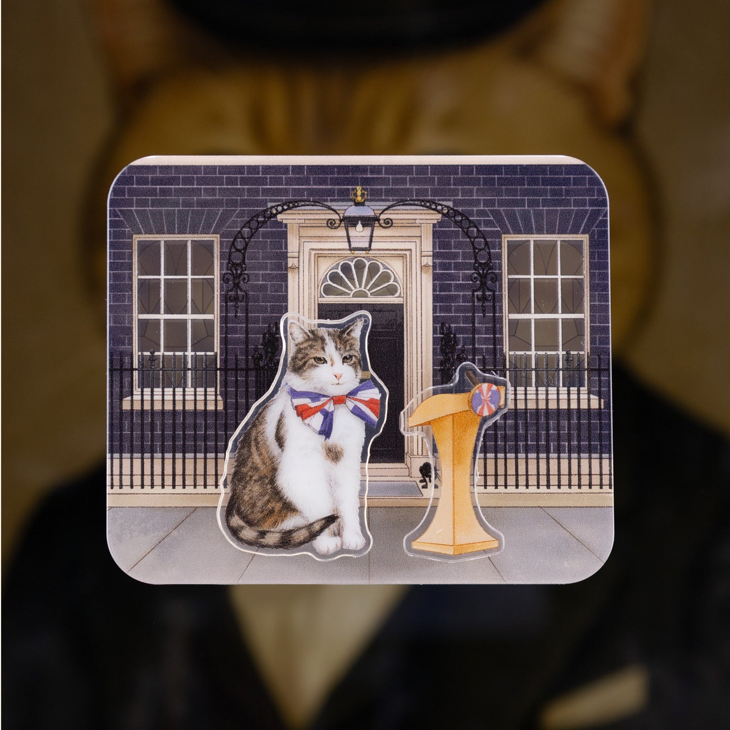 Chief Mouser Larry - Fridge Magnet