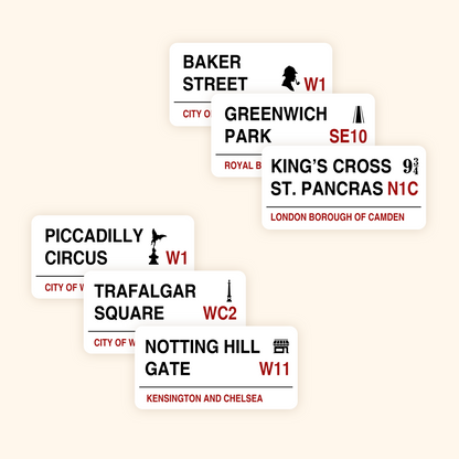 Street Sign Collections - Fridge Magnet