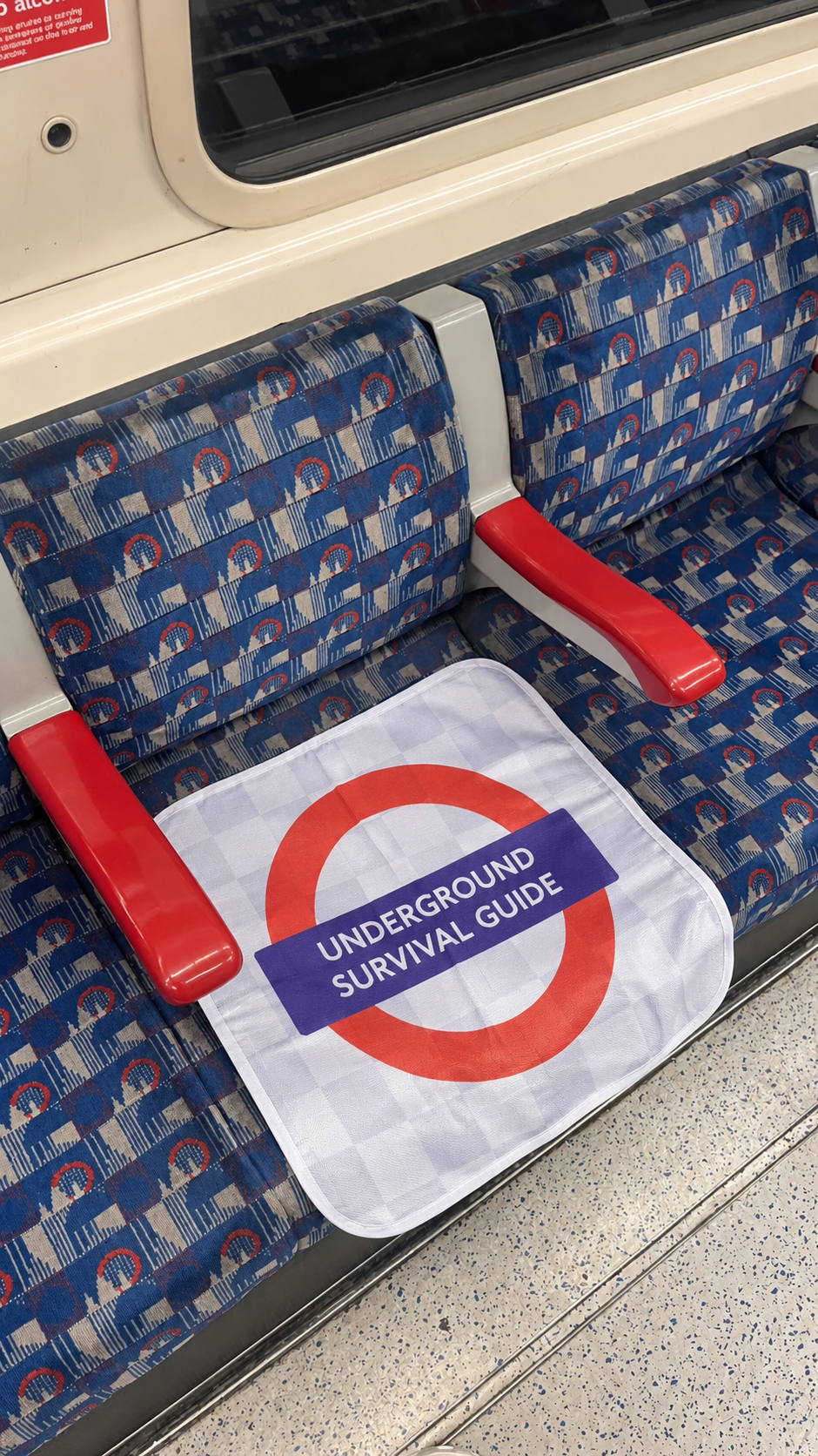 London Underground Seat Mat