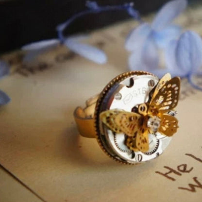 Antique Mechanical Watch Ring
