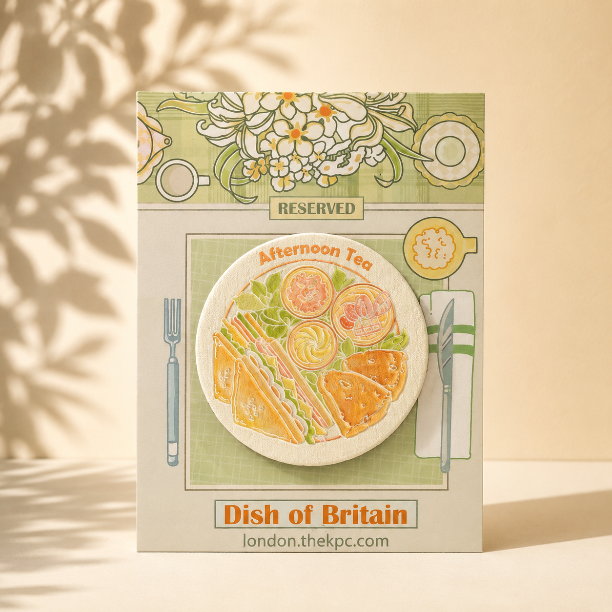 Dish of Britain - Fridge Magnet