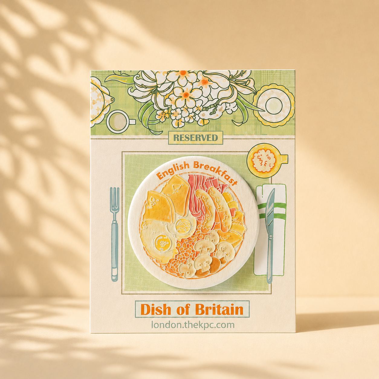 Dish of Britain - Fridge Magnet