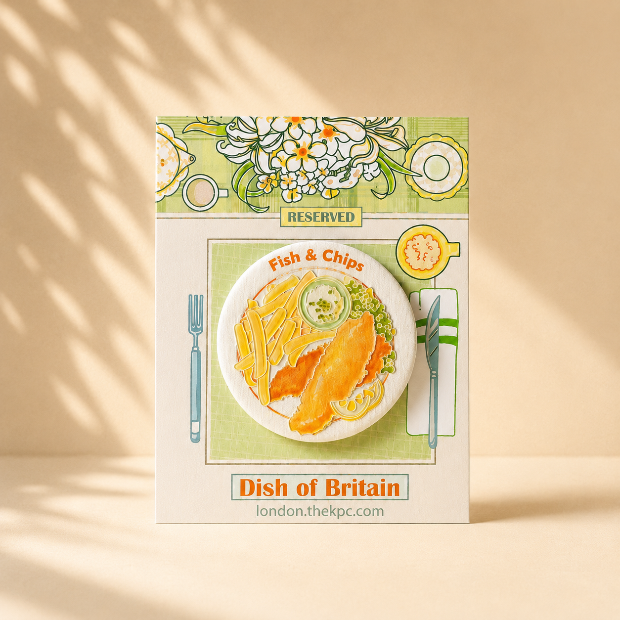 Dish of Britain - Fridge Magnet