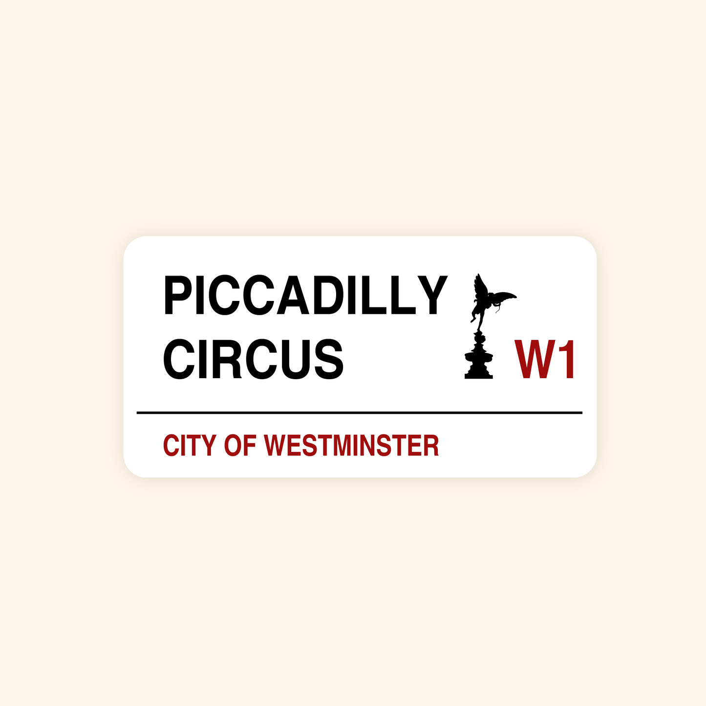 Street Sign Collections - Fridge Magnet