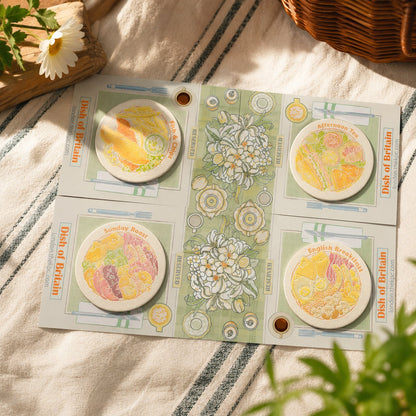 Dish of Britain - Fridge Magnet