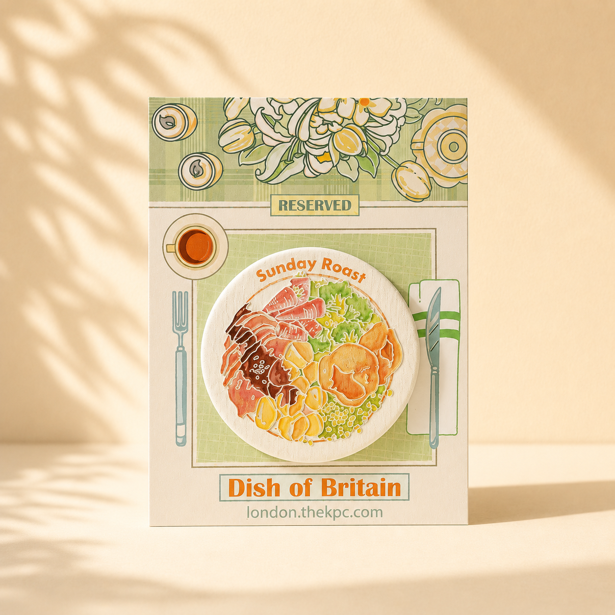 Dish of Britain - Fridge Magnet